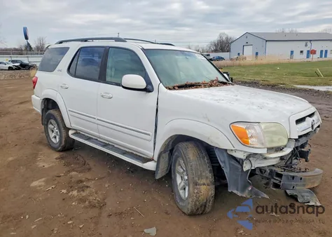 2006 Toyota Sequoia Sr5 z USA, uszkodzony, nr VIN 5TDBT44A56S266341
